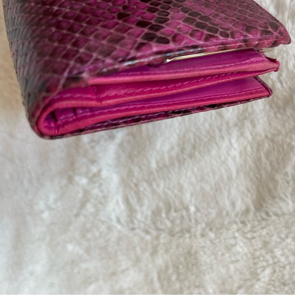 Neiman Marcus Rare Genuine Python wallets - Picture 3 of 11